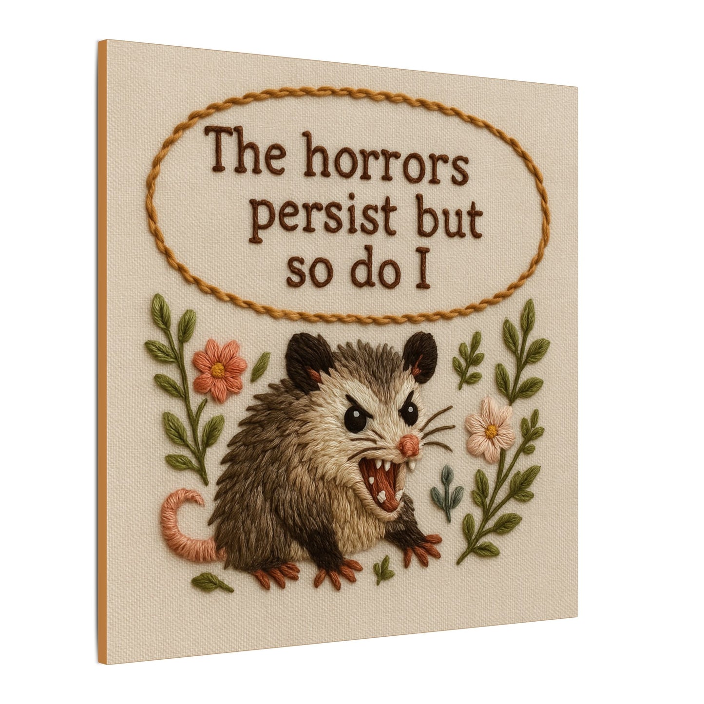 The Horrors Persist Canvas