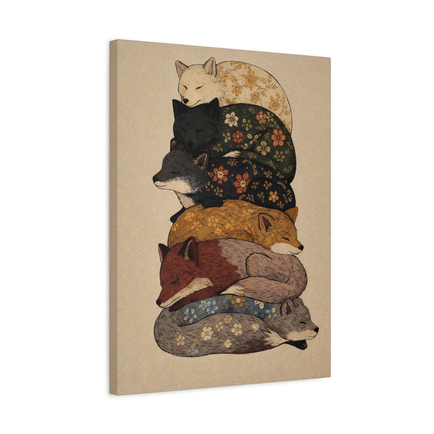 Fox Stack Canvas