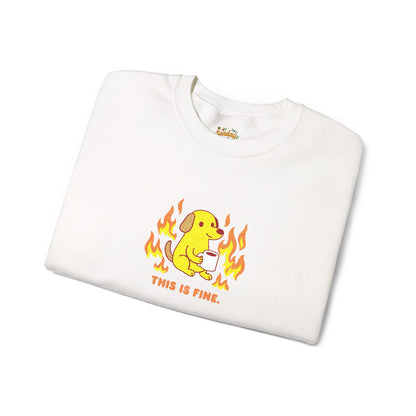 This is fine Unisex Heavy Blend™ Crewneck Sweatshirt