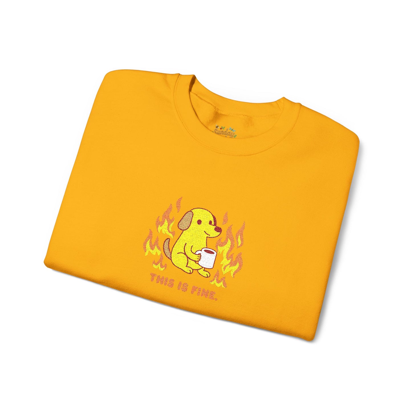 This is fine Unisex Heavy Blend™ Crewneck Sweatshirt