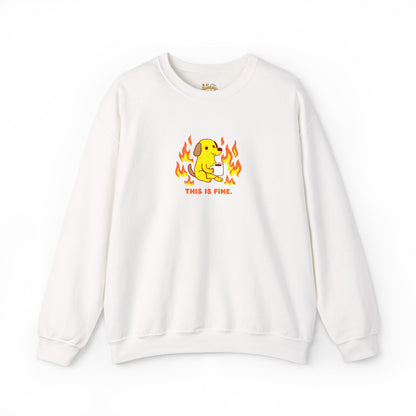 This is fine Unisex Heavy Blend™ Crewneck Sweatshirt