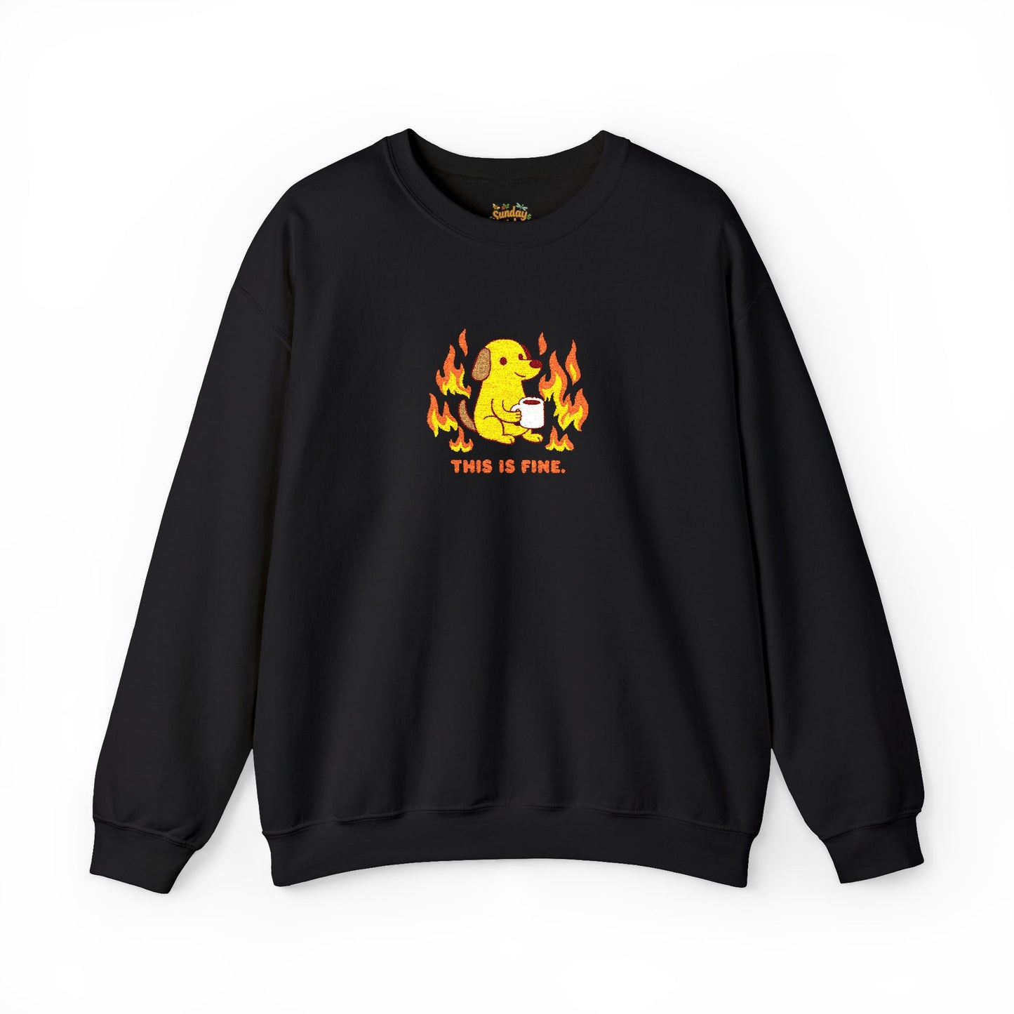 This is fine Unisex Heavy Blend™ Crewneck Sweatshirt