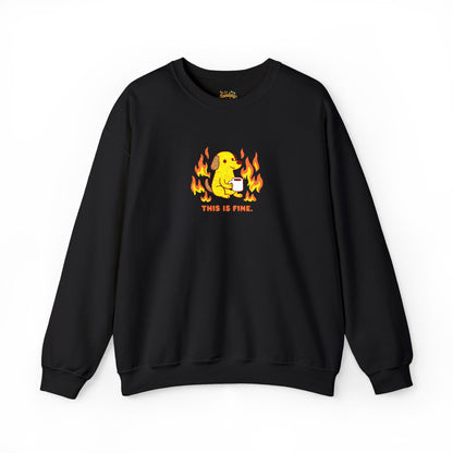 This is fine Unisex Heavy Blend™ Crewneck Sweatshirt
