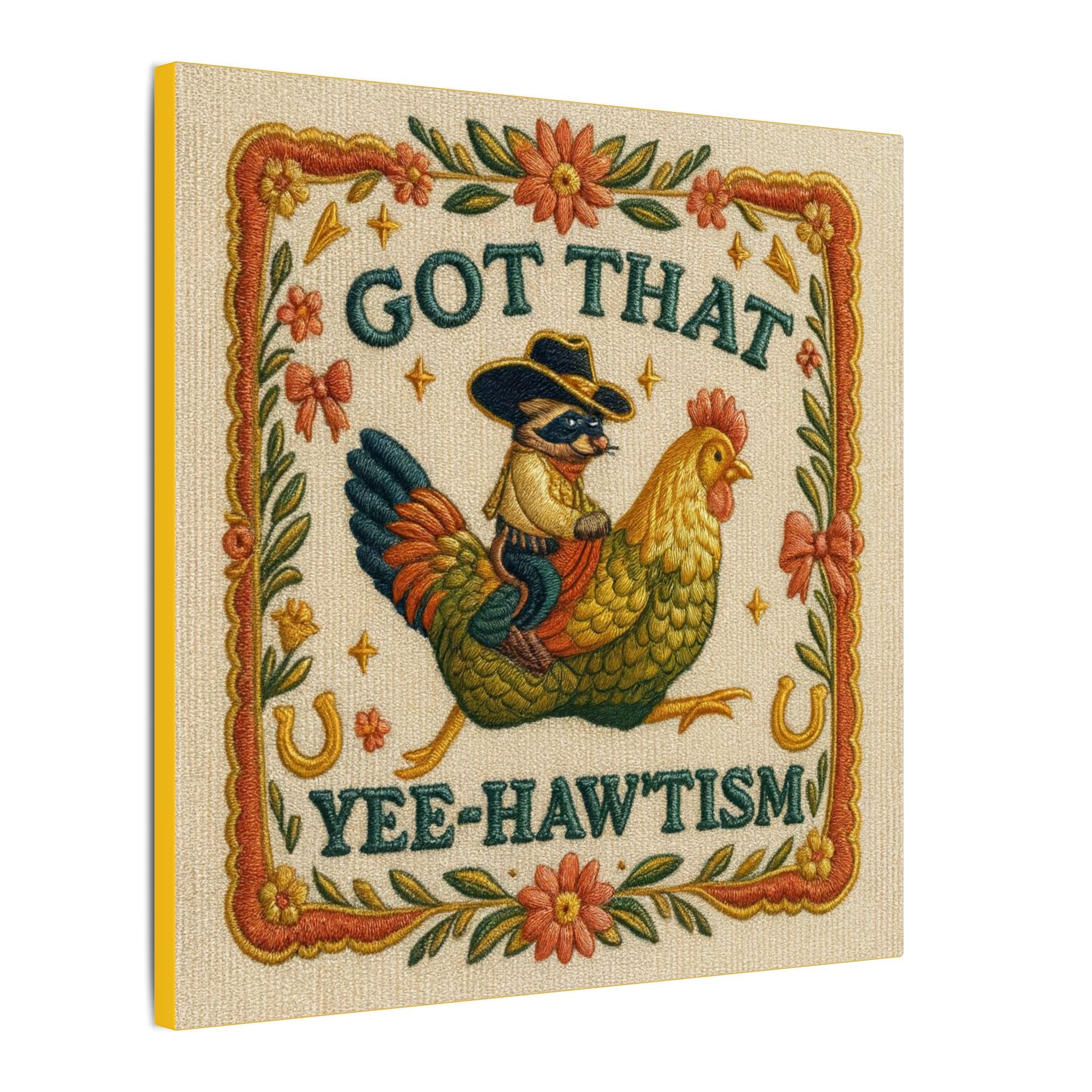 Yee-Hawtism Canvas