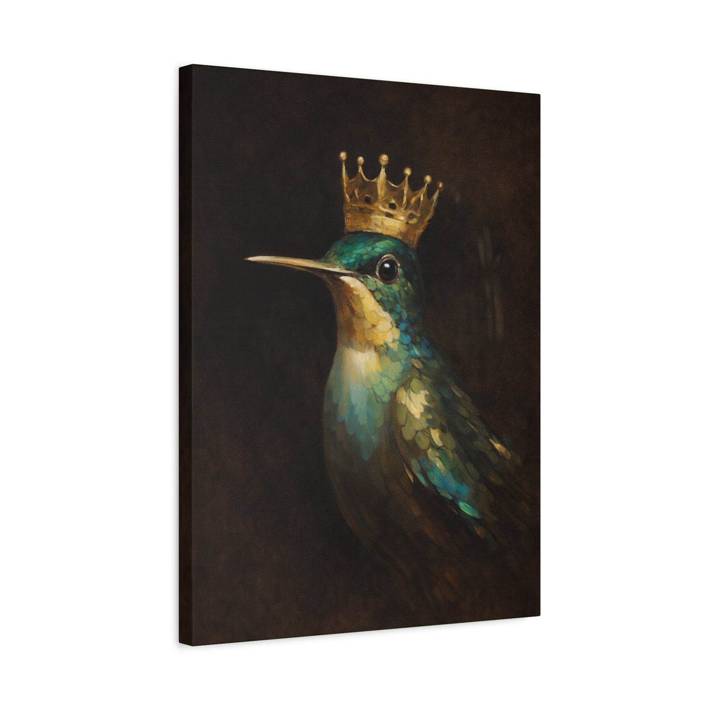 Crowned Hummingbird Canvas