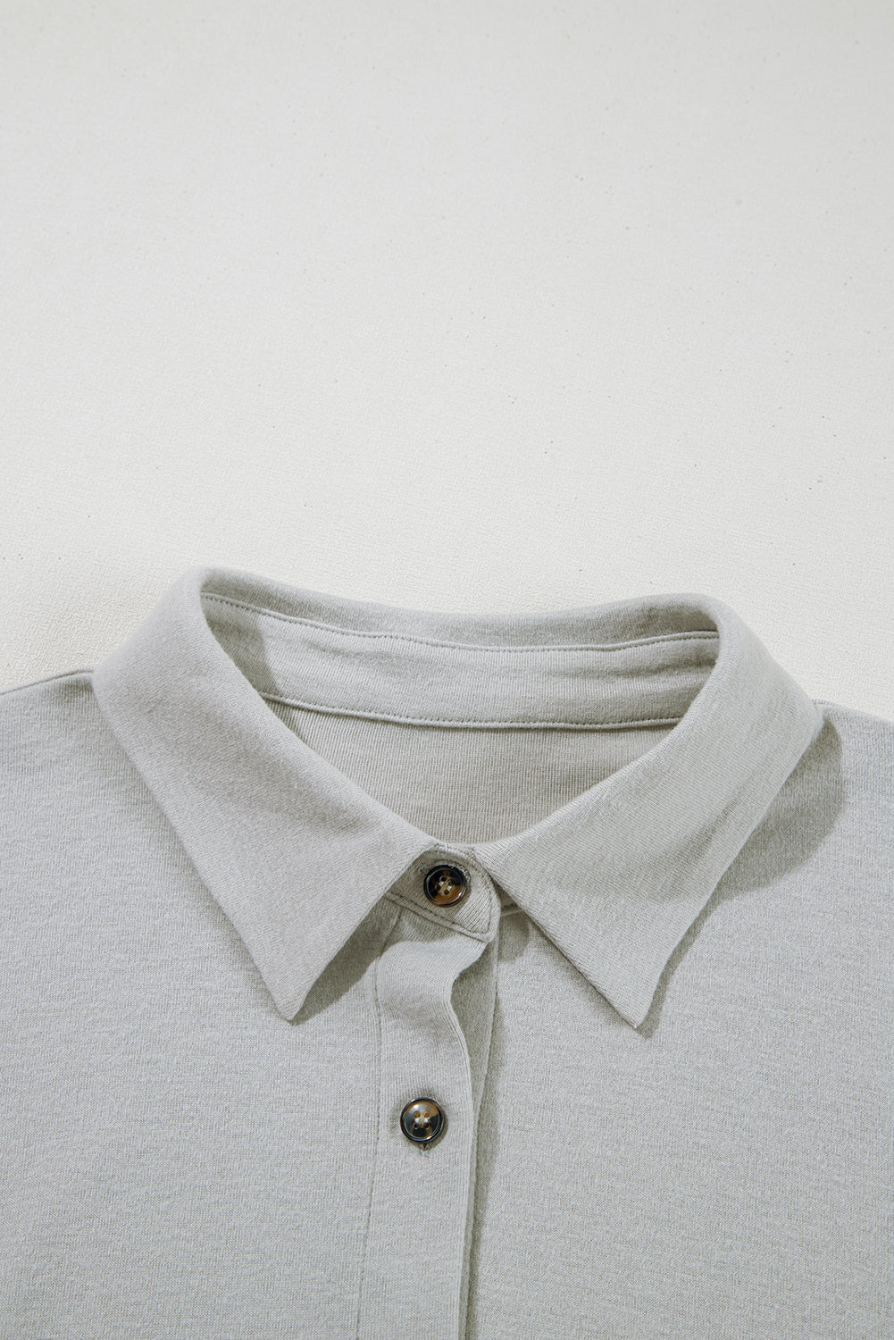 Gray Shirred Hem Crop Tank Top Loose Shorts Cardigan 3 Piece Pajama Set