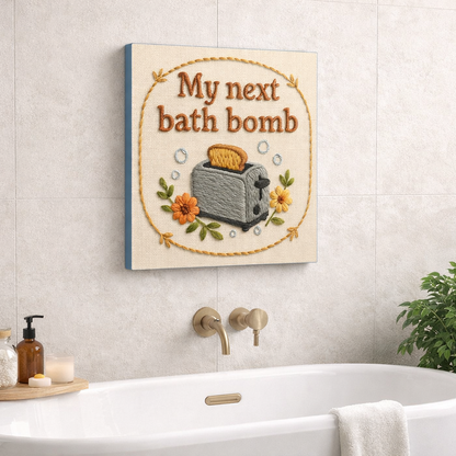 Bath Bomb Canvas