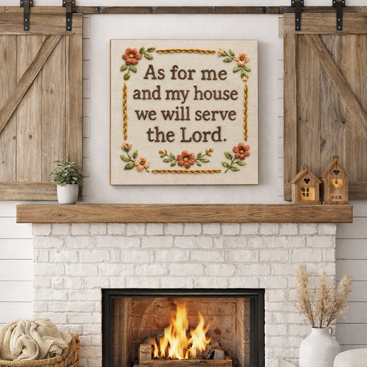 Serve The Lord Canvas