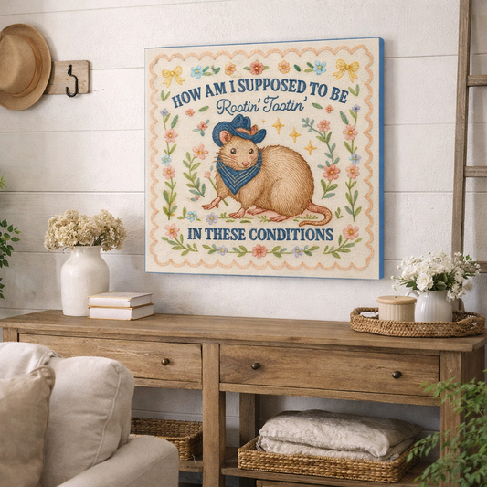 Rootin Tootin Canvas