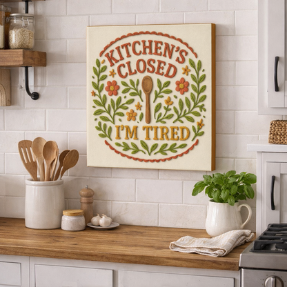 Kitchen’s Closed Canvas