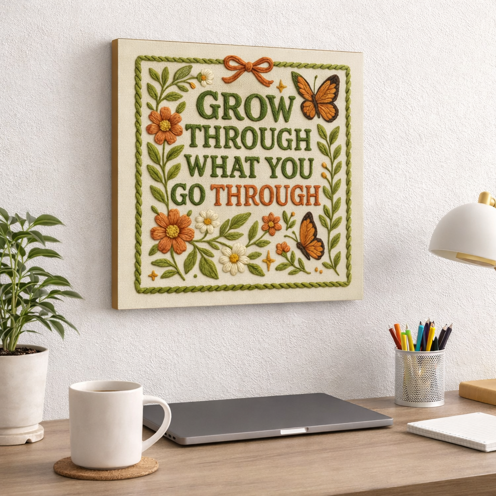 Grow Through What You Go Through Canvas