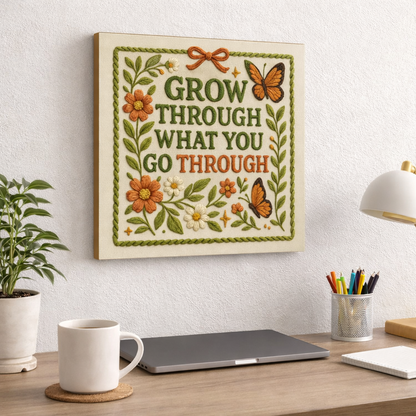 Grow Through What You Go Through Canvas