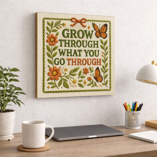 Grow Through What You Go Through Canvas