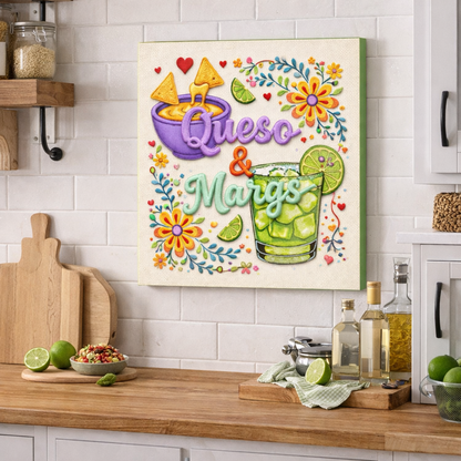Queso & Margs Canvas