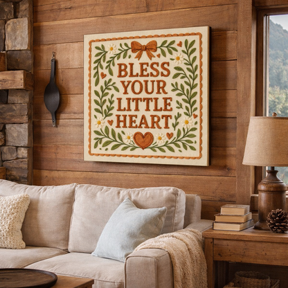 Bless Your Little Heart Canvas