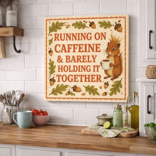 Running on Caffeine Canvas