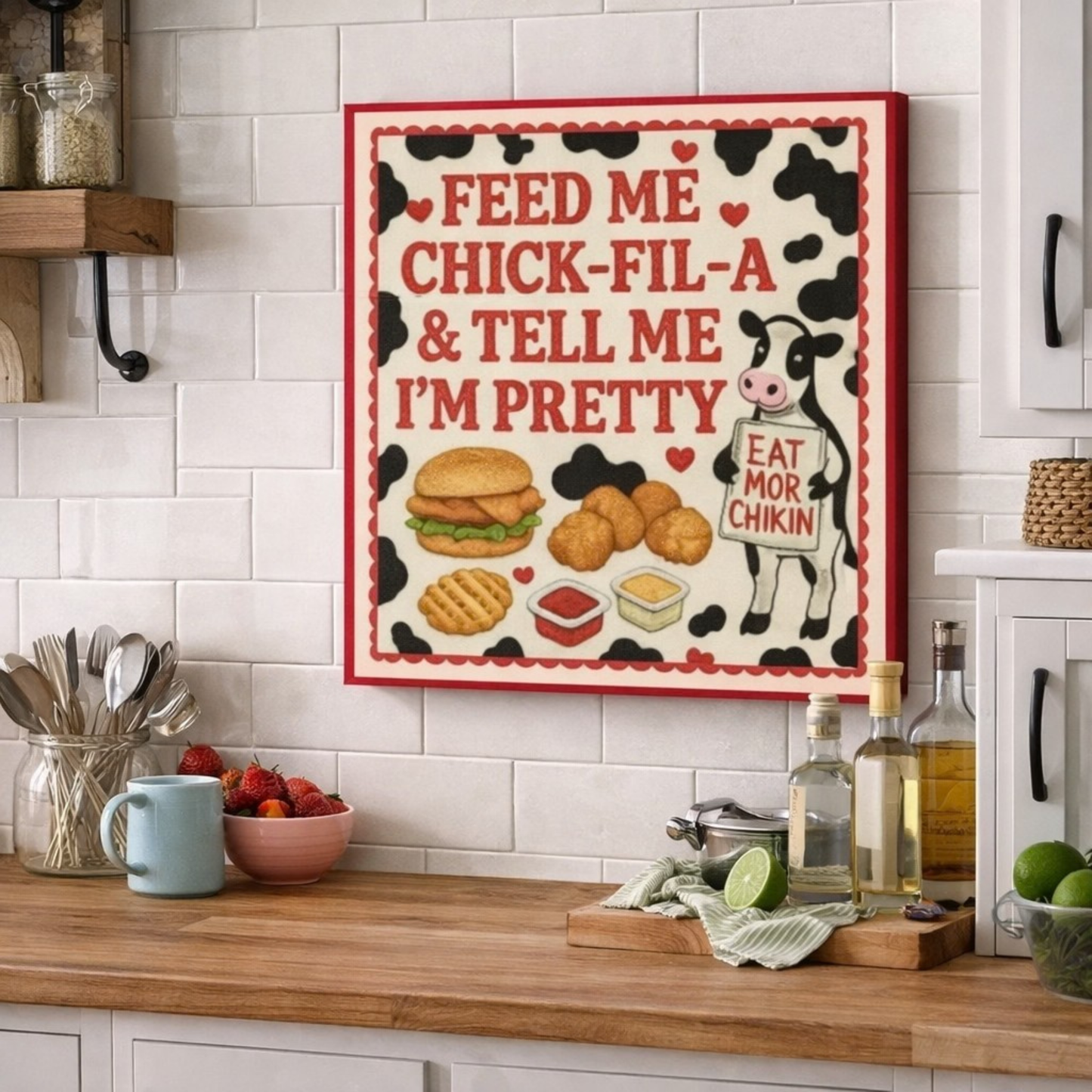 Feed Me Chick-fil-A Canvas