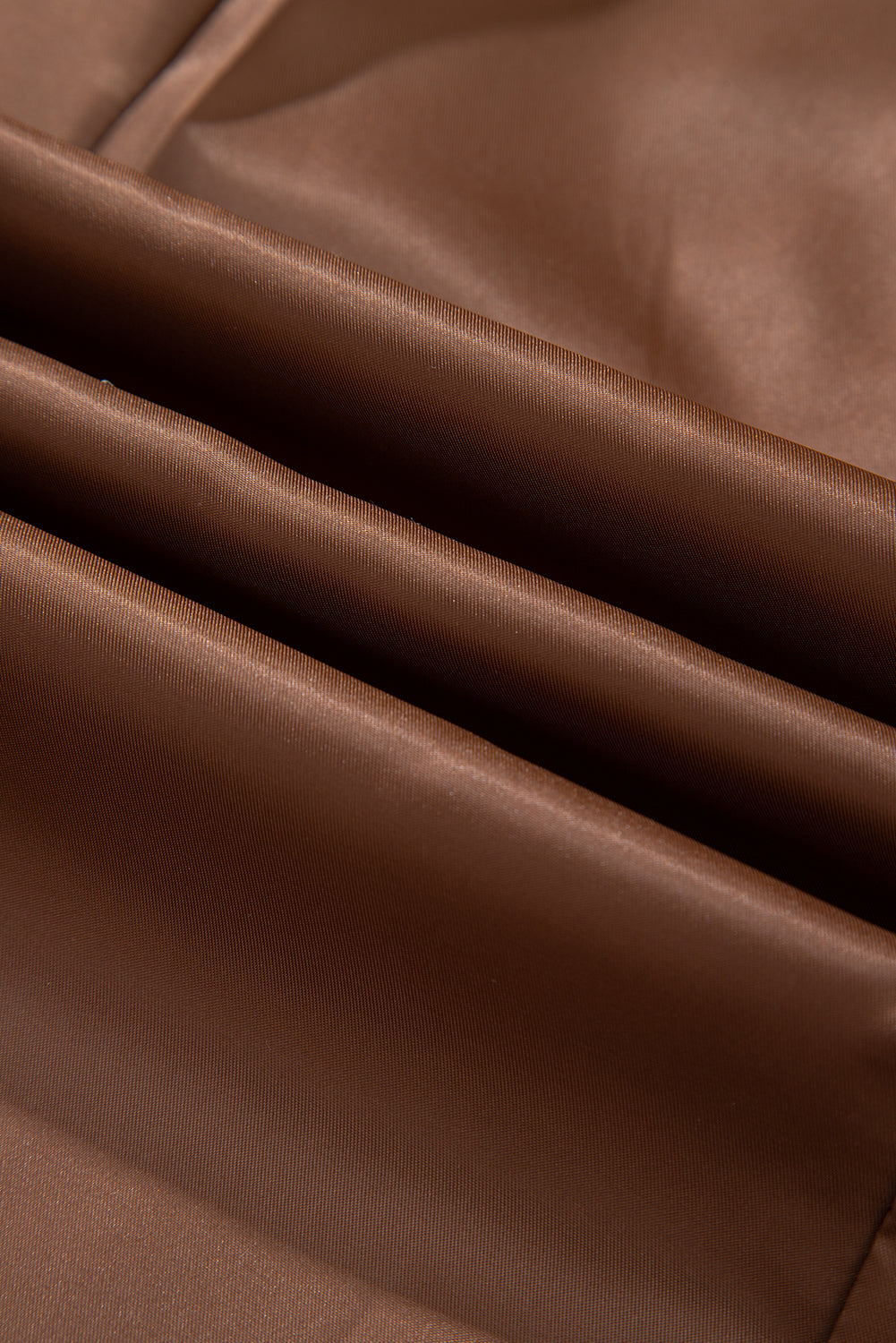 Brown Houndstooth Lapel Collar Blazer