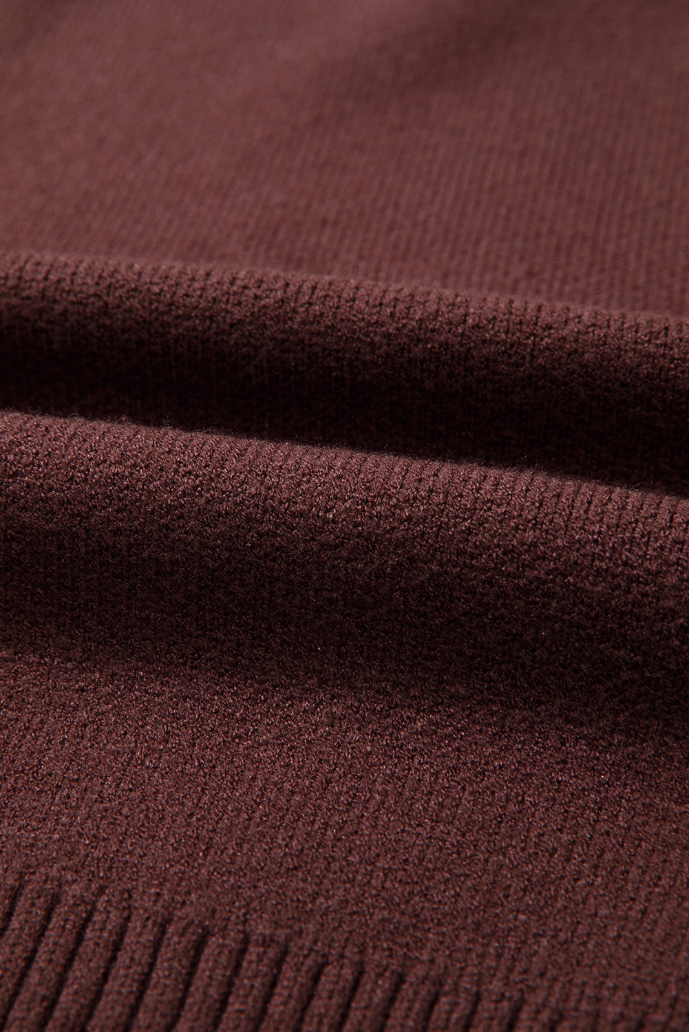 Brown Star Boots Print Cropped Knit Sweater