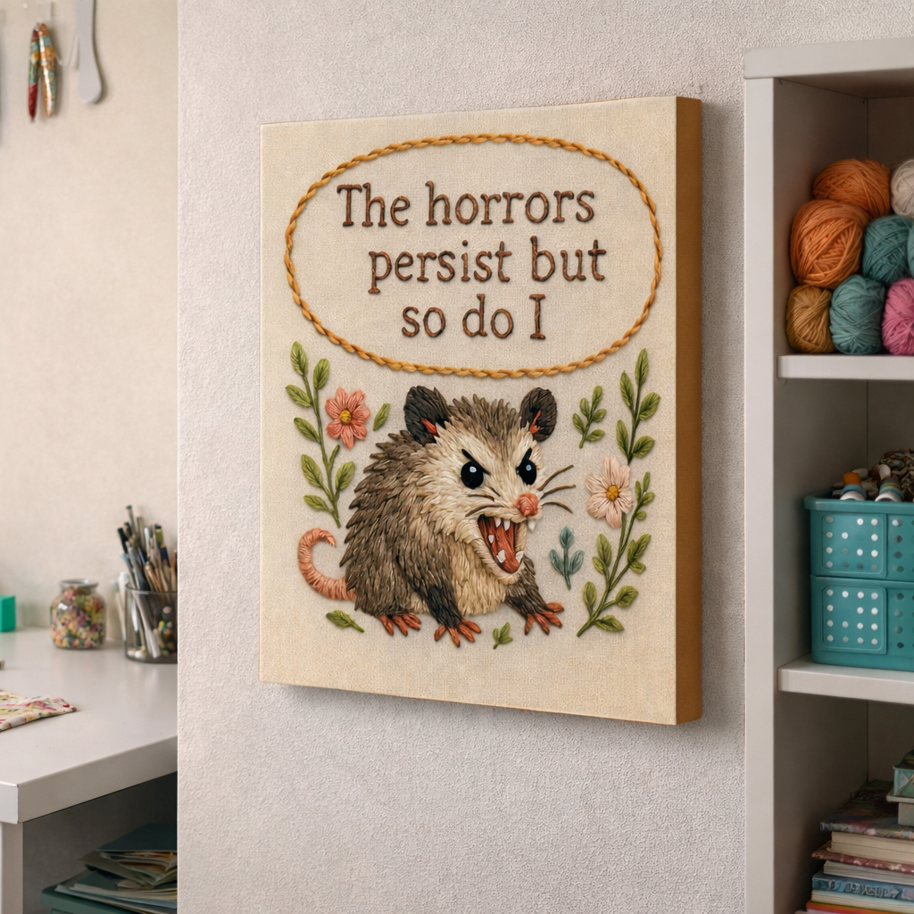 The Horrors Persist Canvas