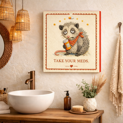 Take Your Meds Canvas