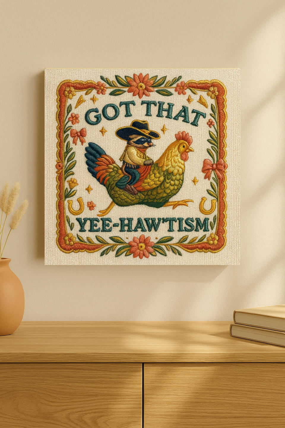 Yee Hawtism Canvas